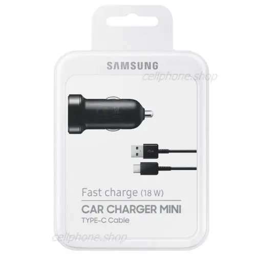 Original Samsung 18w Usb-c Mini Car Adaptive Fast Charger + Type-c Cable  For Galaxy S8 S8+ S9 S9+ Note 8 (a3 A5 A7 2017 Version) - Mobile Phone  Chargers - AliExpress