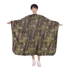 Прямая поставка, камуфляжный узор, накидка для волос, парикмахерский фартук, платье, клиентская ткань, костюм для гостей, обертывания, стрижка, капа, Peluqueria U1160