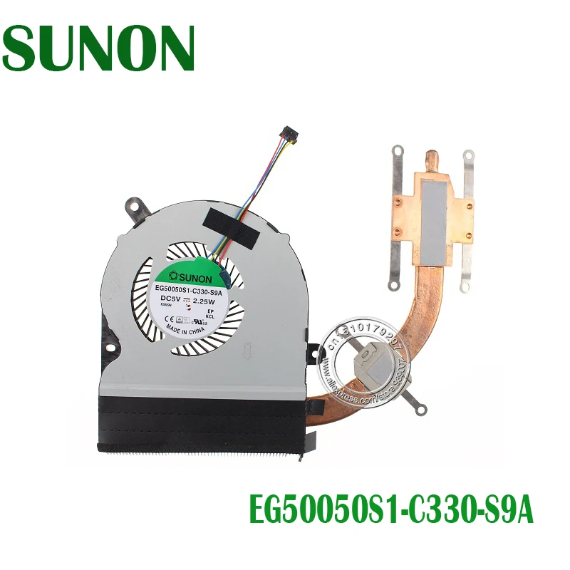 

New original heatsink with fan for ASUS S301LP laptop heatsink cooler EG50050S1-C330-S9A