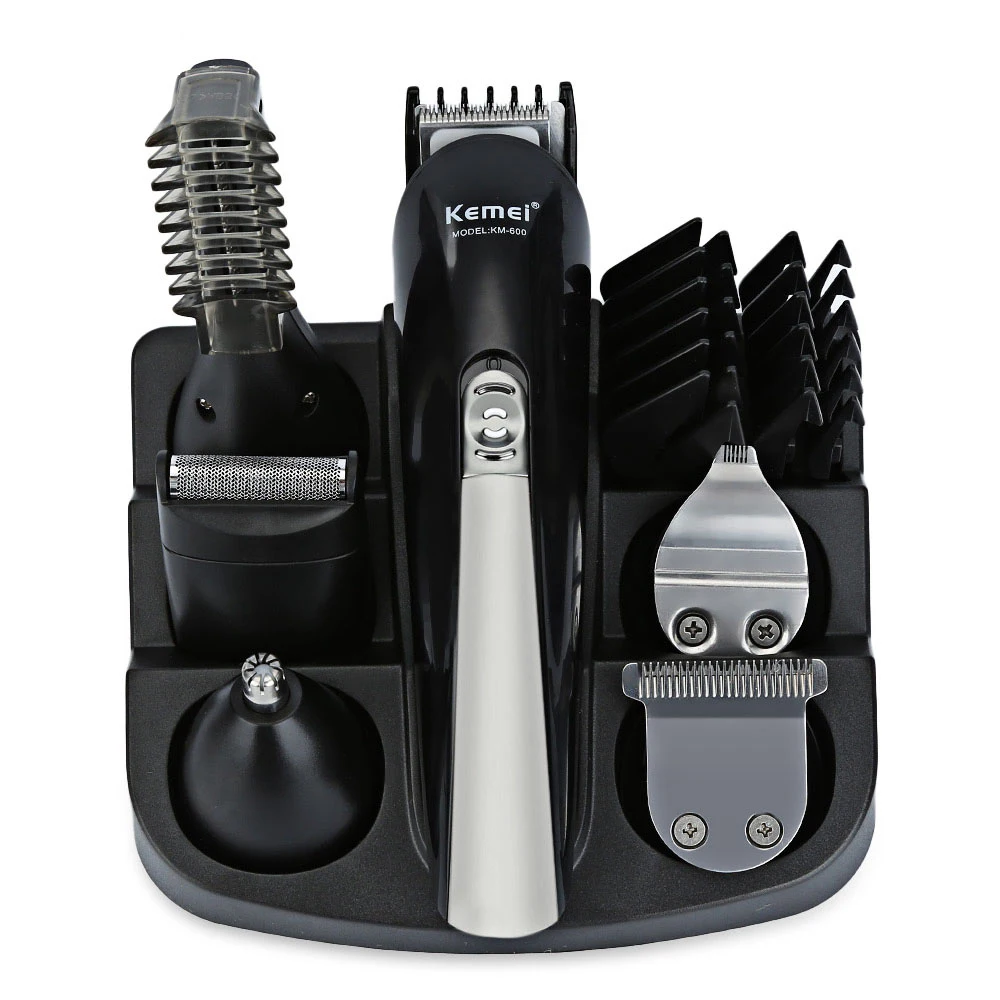 

Kemei KM600 Professional Hair Trimmer 6 In 1 Clipper Shaver Sets Electric Beard Cutting Machine
