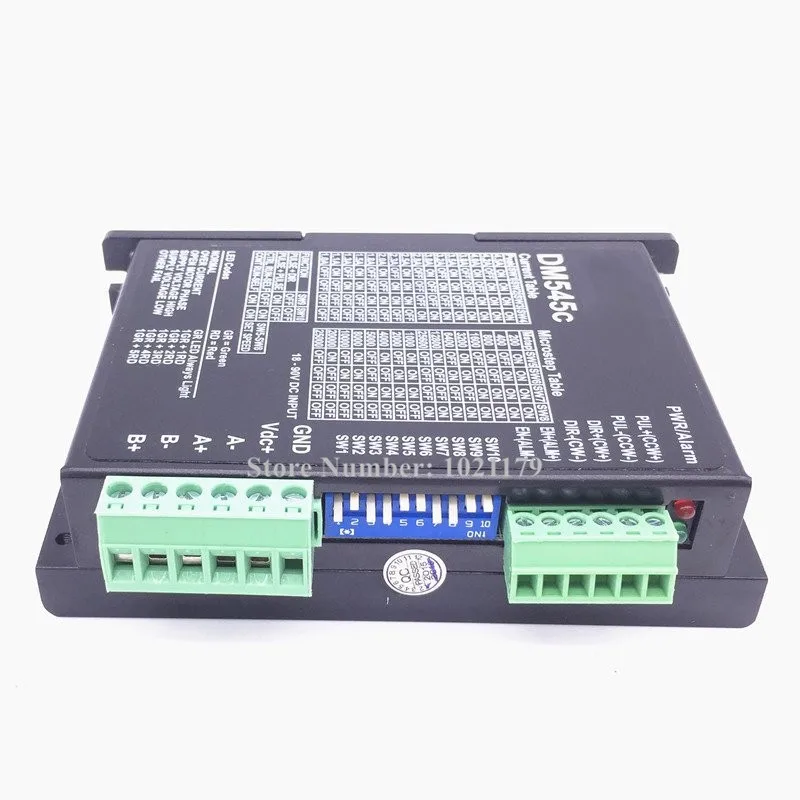 Драйвер шагового двигателя DM545C 57 86 1.0A 4.5A 18 90VDC драйвер для Nema 23 34 двигателя|stepper motor