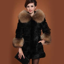 Новая мода осень зима искусственный мех пальто в полоску с капюшоном плюшевые женские