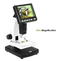 3.5"Digital endoscope Stand Alone Desktop Microscope 10-300X up -1200x Magnification 5M Resolution and Measurement Storage Card