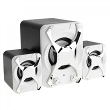 Высокая мощность 3D стерео сабвуфер 2,1 ПК динамик Портативный бас Музыка DJ беспроводная гарнитура с встроенными часами USB Компьютерные колонки для ноутбука телефон тв