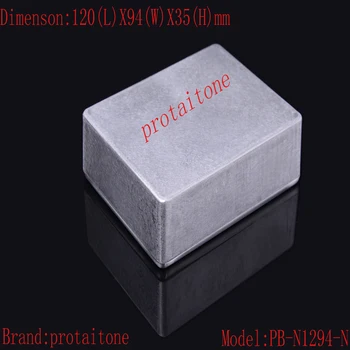 

10pcs/lot PB-N1294-N Type Aluminum Metal GUITAR EFFECT PEDAL BOX, Size: 120(L)X94(W)X35(H)mm Free Shipping