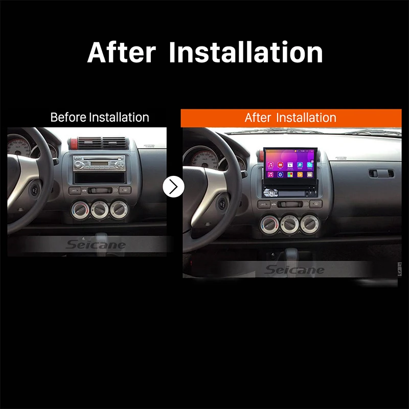 Perfect Seicane Univeral 7 inch Android 6.0 Single 1 DIN HD Car GPS Navigation Stereo Head Unit Player Radio Support WIFI Mirror Link 5