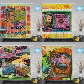 

Funny Art Fifty Dollars Shower Curtains Custom Movie Star Marilyn Monroe Decor Bathroom Curtain Home Bathroom Shower Curtain