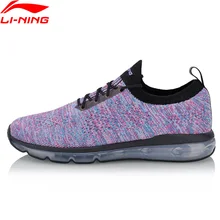 Li-Ning/Женская стильная прогулочная обувь BUBBLE MAX с подкладкой; спортивная обувь; дышащие кроссовки; AGLN062 SAMJ18
