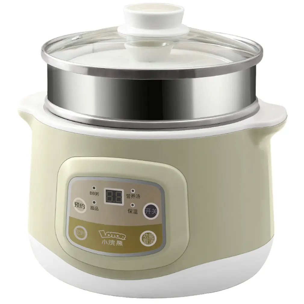 

Small raccoon water heater electric cooker automatic soup pot mini baby porridge pot ceramic bird's nest electric cooker