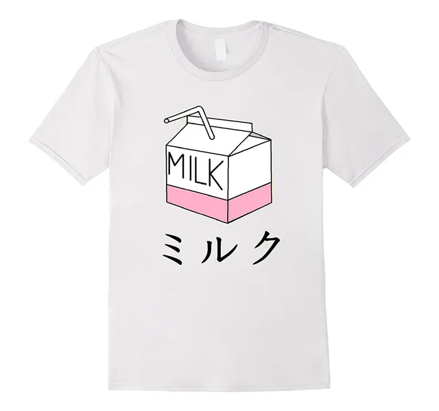 milk carton japanese vaporwave aesthetics t shirt t shirts short milk carton size