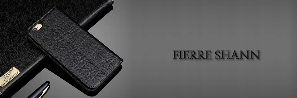 Fierre Shann брендовый Вертикальный кожаный флип-чехол для телефона для iPhone Xs Max XR X 8 7 Plus Классическая мода Натуральная кожа оболочка