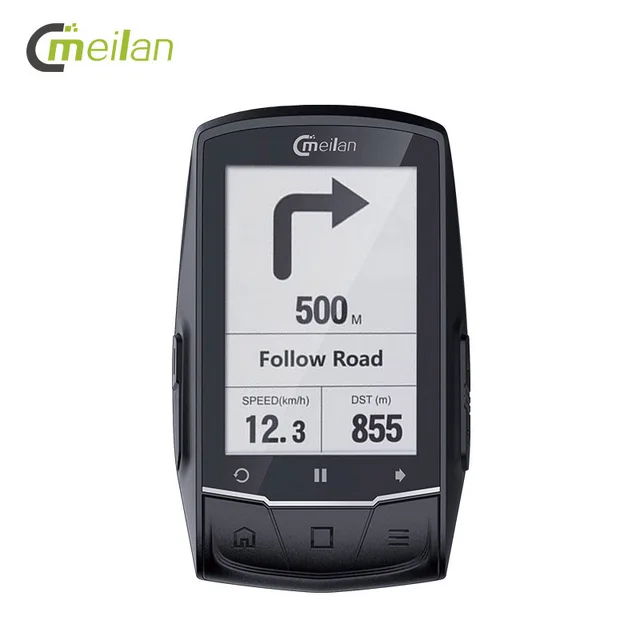 Buy GPS Bicycle computer M1 bike GPS navigator turn by