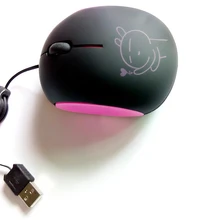 [Hfsecurity] USB проводной Мышь Творческий lovery мультфильм Регулируемый Mute Мышь для настольных портативных ПК компьютер Интимные аксессуары