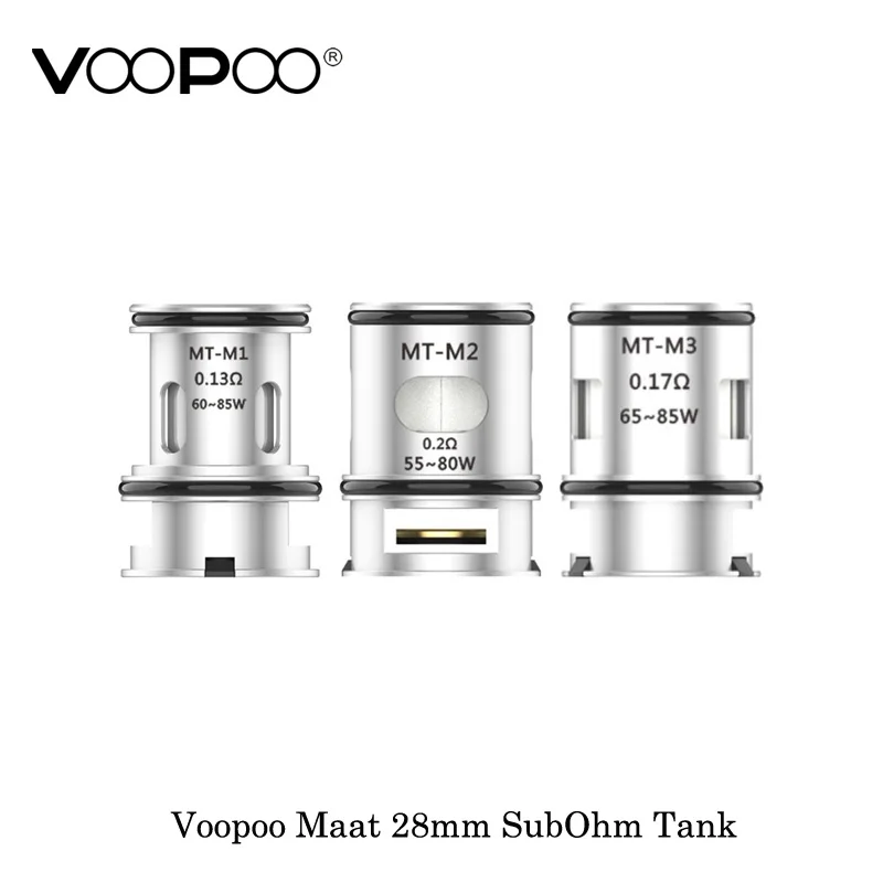 Емкость Voopoo Maat 28 мм SubOhm емкость 4 мл электронная сигарета с одной/двойной сеткой
