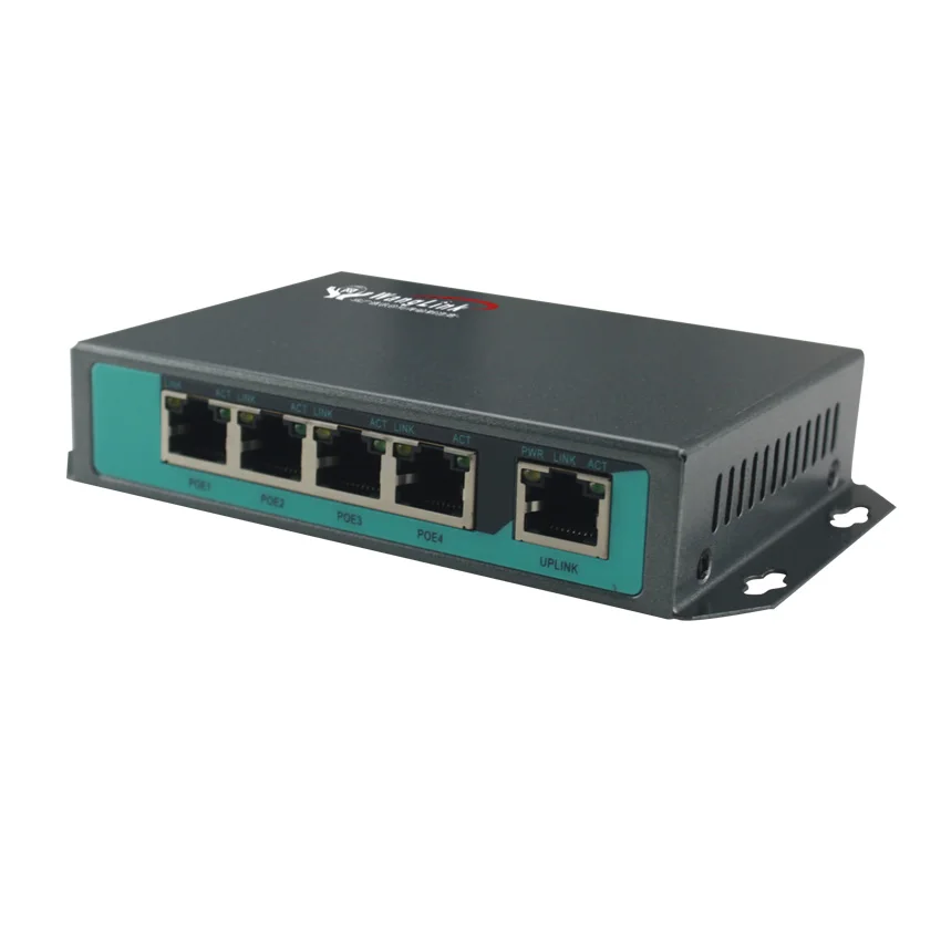

POE switch 4port+1uplink port 10/100/1000M poe network switch for Network 5 port POE switch