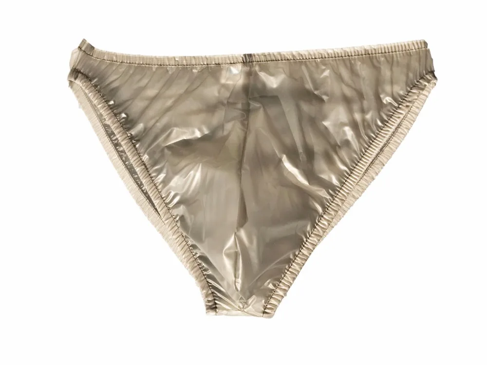 Haian G String For Mens PVC Underwear Black Transparent