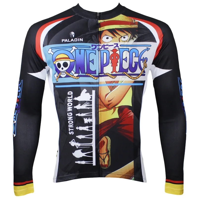 One Piece Luffy Cycling Jerseys Blaxk One piece cycling clothing for