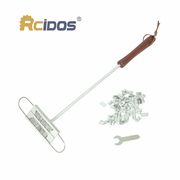 

RCIDOS BBQ BRANDING IRON add a name or message to your steak ,cake hot burn marker