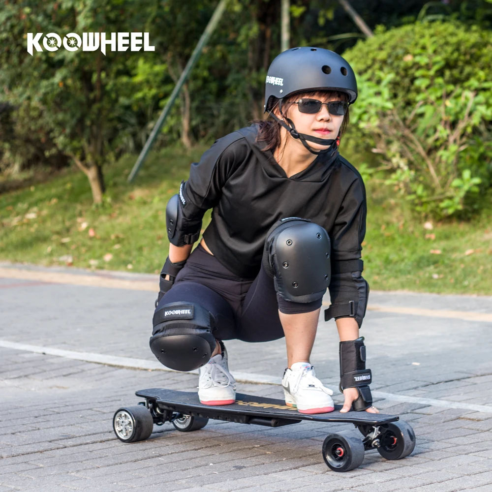 Koowheel 7 шт./компл. skatebaording шлем наручные наколенники налокотники Наколенники