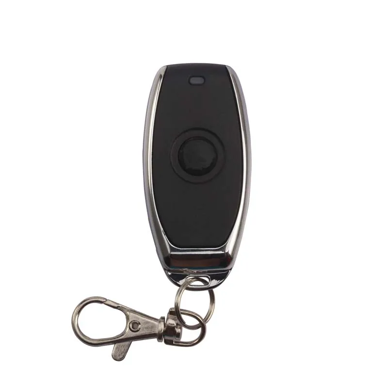 

RF Remote Control 1 Button Transmitter Black Waterproof Upscale Superior Open Button Wireless TX 315/433.92MHZ EV1527 IC