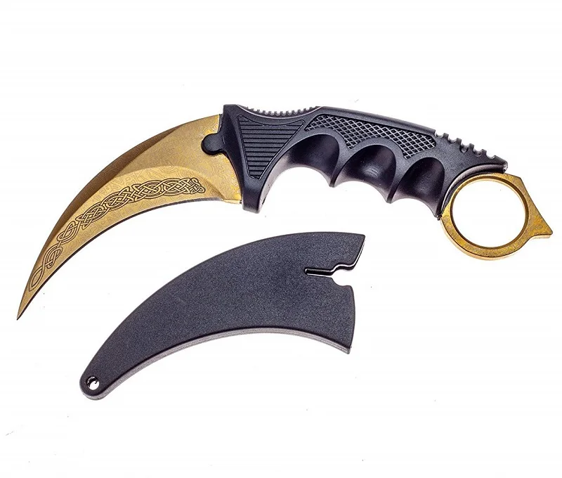 HS инструменты Открытый Karambit ножи охотничьи ножи выживания тактический коготь Карманный Самообороны обидный кемпинг инструмент - Цвет: Legend