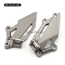 For KAWASAKI EX250R/EX300 NINJA 250/300 Z250 Z300 Motorcycle Front Left Right Footrest Foot Pedal Peg Mount Bracket