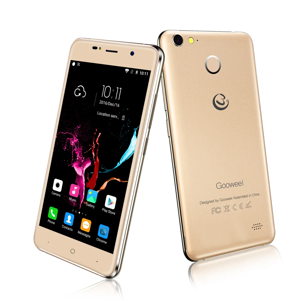 Gooweel M15 4 г мобильного телефона отпечатков пальцев MTK6737 Quad core 5 0 дюймов HD Android6.0