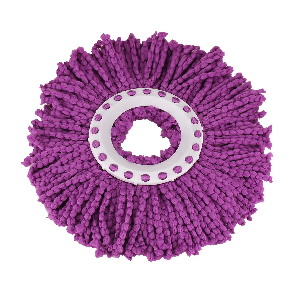 

Saingace Mop Head Replacement 360 Rotating Head Easy Magic Microfiber Spinning Floor cleaning