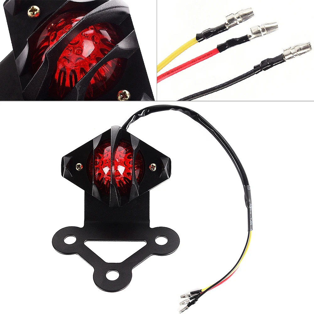 DC 12V Universal Motor Brake Light Motorcycle Modified LED Stop Lamp