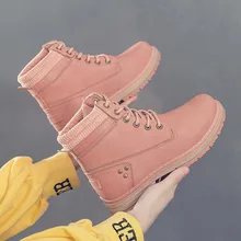 Женские ботинки; Ботинки martin больших размеров; женские кожаные ботинки; Новинка года; сезон осень-зима; женские ботинки