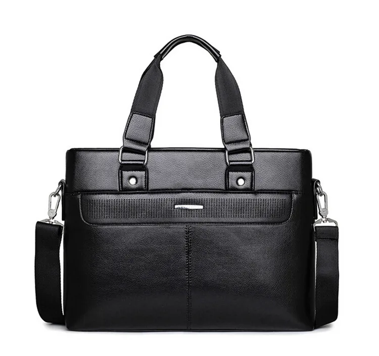 Hot Men Casual Briefcase Business Shoulder Bag Leather Messenger Bags Computer Laptop Handbag Bag Men's Travel Bags LJ-452 2016 men casual briefcase business shoulder bag leather messenger bags computer laptop handbag bag men s travel bags two colors