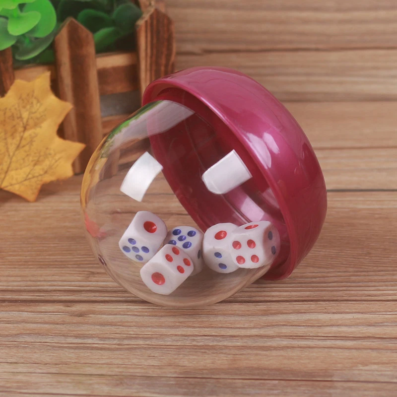 5pcs/set Acrylic Dice Set Dungeons & Dragons Dices Game D&D with cup set Board Gambling Toys For Adults DND Game|dice cup|cup dicedice game |