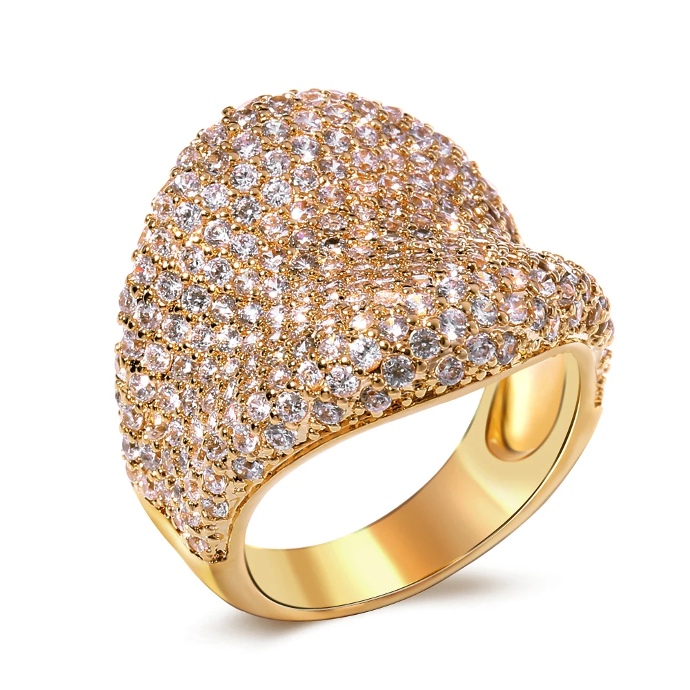 High quality Ring prong setting Cubic zircon Pretty women Rings wedding