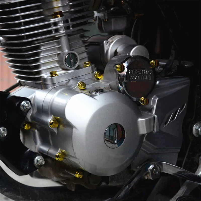 Гайки для питбайка moto rbike рамка для двигателя наклейка для скутера винт крышка для honda yamaha KTM мото болт наклейка мото rcycle аксессуары