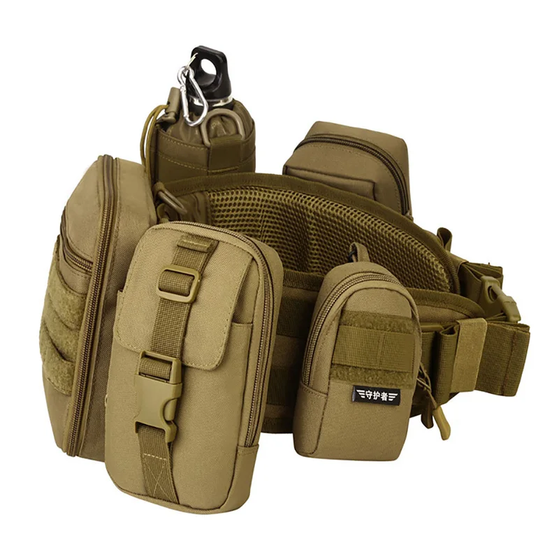 

6" EDC Molle Tactical Bag Vice Package Wear Waist Belt Purse Outdoor Sport Military Tool Bag Messenger Deporte Mochila