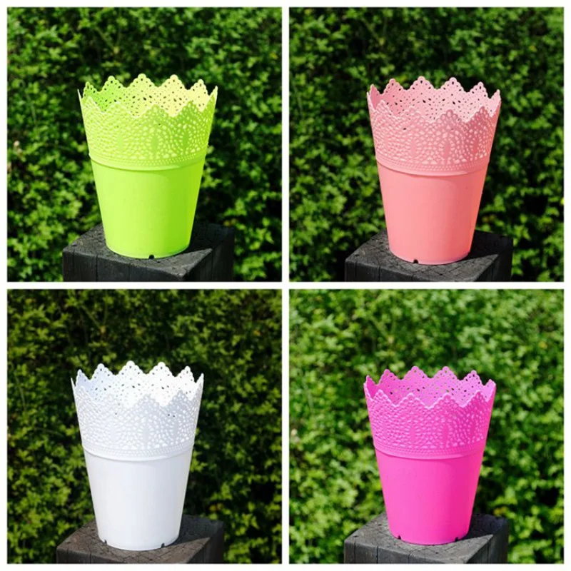 Buy Home Vases Floral Hollow Design Flower Vase Solid