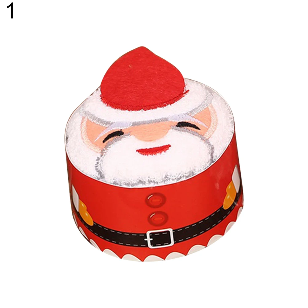 Санта Клаус снеговики, елки форма для торта полотенце творческие подарки 30*30 см