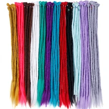 24 дюйма 1-10 шт./лот дреды, косы синтетические волосы плетение наращивание волос твист косы дорогой мягкий ужас