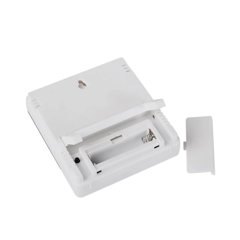 Digital LCD Thermometer Hygrometer Electronic Temperature Humidity Meter Weather Station Indoor Outdoor Tester with Clock Digital LCD Thermometer Hygrometer Electronic Temperature Humidity Meter Weather Station Indoor Outdoor Tester with Clock