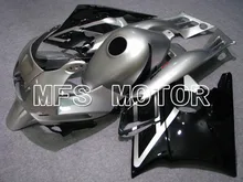 MOTORCYCLE FAIRING ABS BODYWORK SET FOR HONDA CBR600 F2 1991 1992 1993 1994 91-94 Injection Free Shipping Silver Black