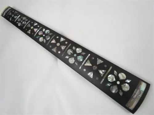 

Mosaic Ebony Violin fingerboard 4/4,inlaid Mother of Pearl #9880