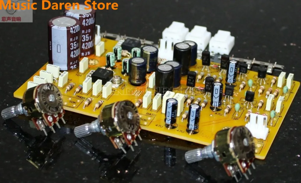 Diy Kit Fully Separation Hifi Tone Preamp Kit Base On Uk Nad
