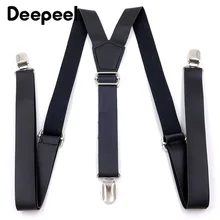 Deepeel 1 шт. 2,5X100 см искусственная кожа Женский подтяжки для женщин Мода 3 клип ремень джинсы рубашка украшения кожа ремесла аксессуары