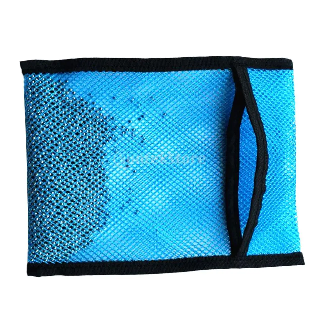 Blue Empty Scuba Diving Snorkeling Weight Pocket Mesh Shot Pouch Bag 1KG or 2KG