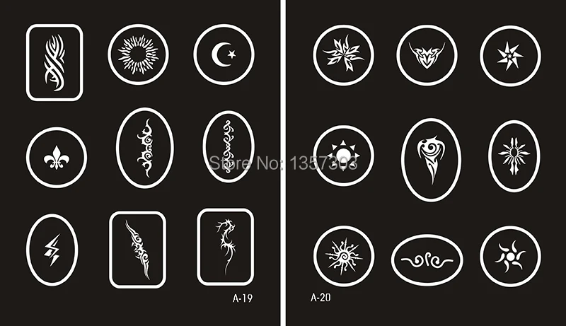 234 конструкции поддельные татуировки индийский трафареты для татуировок хной книги Временные Аэрограф для блесток татуировки палец руки