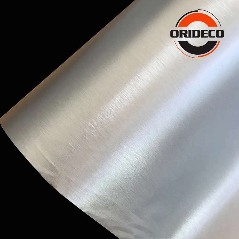 silver chrome brushed metallic vinyl wraps 3