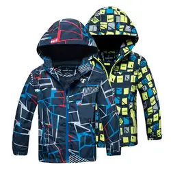 Весна-Осень 2019, флисовая верхняя одежда для детей, теплая спортивная детская одежда, непромокаемые ветрозащитные куртки для мальчиков 4-12