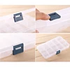 Free Shipping 15 Grid Plastic Adjustable Tool Transparent Jewelry Ring Earrings Box Case Portable Organizer Storage Box Beads ► Photo 3/5