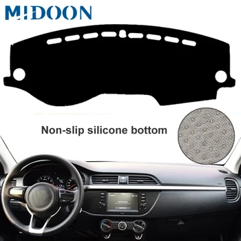 

MIDOON For Kia Rio 4 2017 2018 2019Car Styling Covers Dashmat Dash Mat Sun Shade Dashboard Cover Carpet Pad