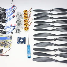 F02015-C 6 оси Складная стойка RC Quadcopter комплект с QQ Super полета Управление+ 1000KV бесщеточный двигатель+ 10x4,7 пропеллер+ 30A ESC
